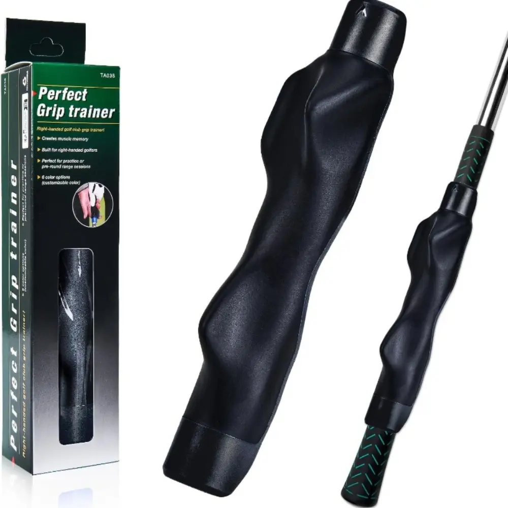 Golf Grip Trainer with Left/Right Hand Correction - Swing Accuracy Aid for Perfect Grip, Ambidextrous Design, Putter Grip, Golf Accessory, Training