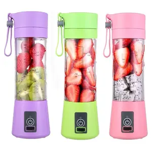Portable Blender, USB Juicer Cup, Fruit, individual smoothie blendeer, Baby Food Nutrient-rich Mixing Machine, Durable Stainless Steel Blades, 6 Blades for Powerful Blending Performance