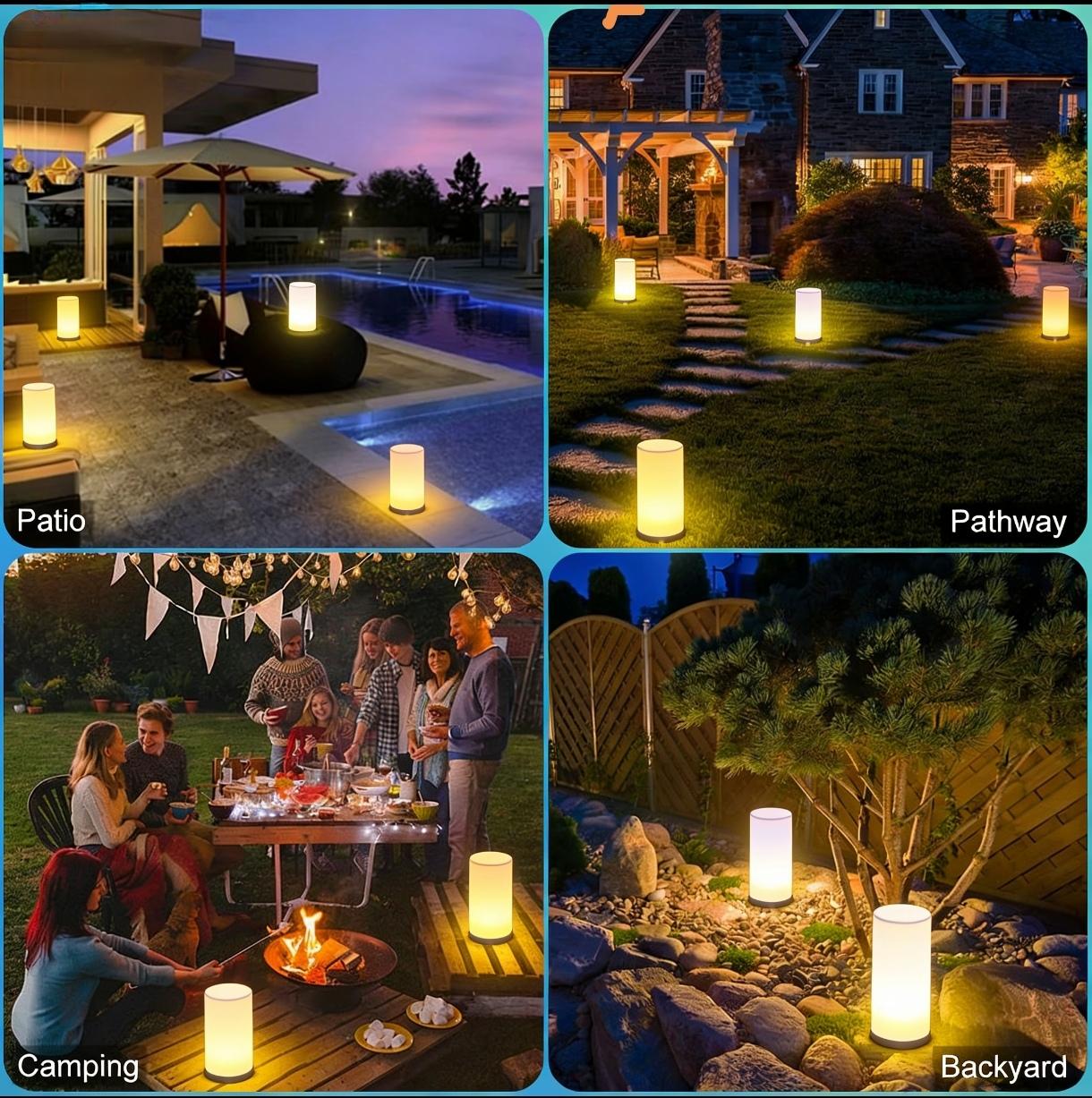 LED Cube Light, Remote Control, Dimmable, Color-changing, Rechargeable