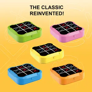 Portable Electronic Tic-Tac-Toe Game Console Electronic Educational Toy Multi-Function Game Machine with Multi-Mode Board For Home Entertainment Party
