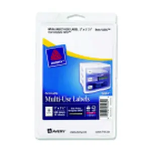 Avery Inkjet Printer ID Label, White, 1 x 1.5 In. 1000 Per Pack