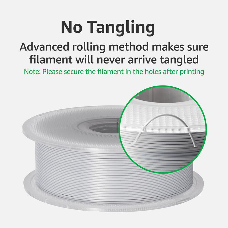 Bambu Lab PLA Basic 3D Printer Filament, New Colors Arrivals! 1.75mm PLA 3D Printing Filament Dimensional Accuracy +/- 0.03 mm, Fast Printing RFID PLA, No Warping & Tangling, 3D Print Material with Reusable 1kg Spool
