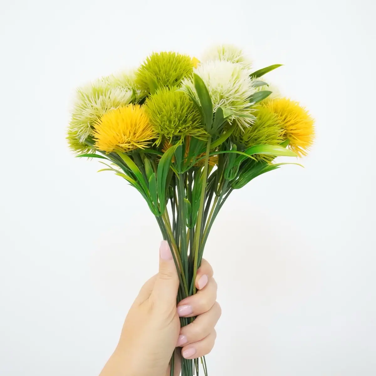 Artificial Dandelion Bouquet | Faux Dandelion Arrangement | DIY | Gift | Home Decorations Decorative Fruit Flowers Room Plastic Plants Ornaments Table