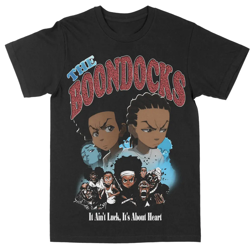 The Boondocks Huey Freeman 2000s Cartoon Nostalgia Shirt HY6767
