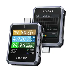 FNIRSI FNB-C2 Type-C Power Meter – 240W PD3.1 & QC5.0 Fast Charging Analyzer for Power Banks  Smartphones & USB Chargers fathersdaygift