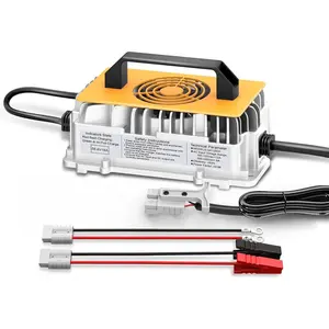 58.4V 18AMP  Charger for 48V(51.2V) LiFePO4 , IP65 , Ideal for Golf Cart, Electric Outboard, Boat and