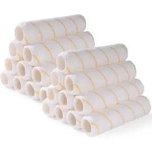 9 Inch Microfiber  Roller Covers, 20 Pack,  Rollers 9 Inch (3/8" Nap), Large  Rollers,  Supplies for Painting Walls