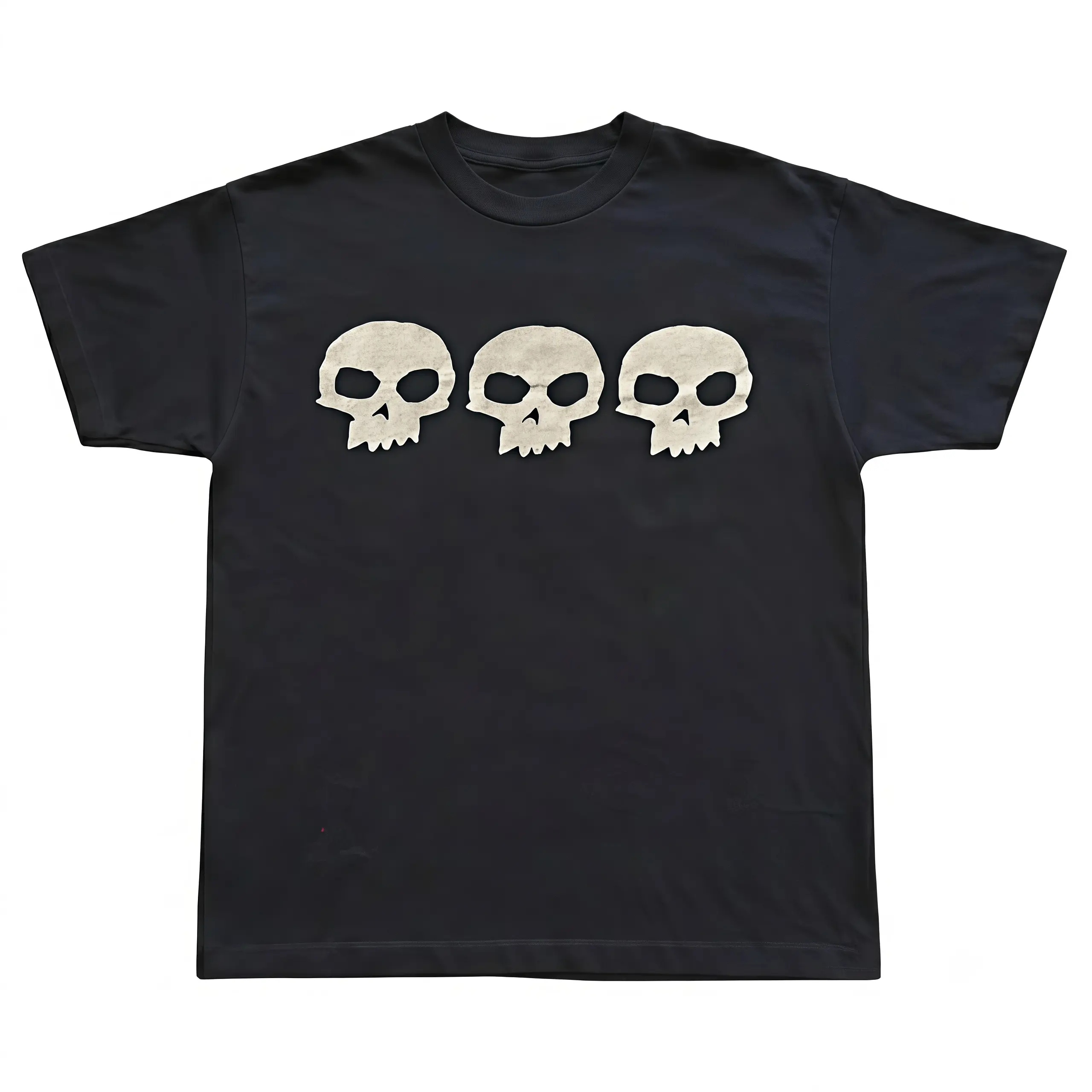 Retro Grunge Skulls Graphic T-shirt Trendy Y2K aesthetic alt short sleeve shirt Cool gothic punk short sleeve tees Men's and Women's Gifts Retro summer OOTD Casual Cotton Menswear Crew Neck Graphic Print Tee Top Womenswear Streetwear Tshirt