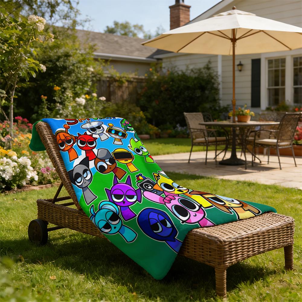 Sprunki Blanket Super Soft Cozy Throw Blankets Suitable for use in offices, sofas, and travel settings, etc.Suitable for all four seasons cozy flannel blanket A gift suitable for fans, friends and children