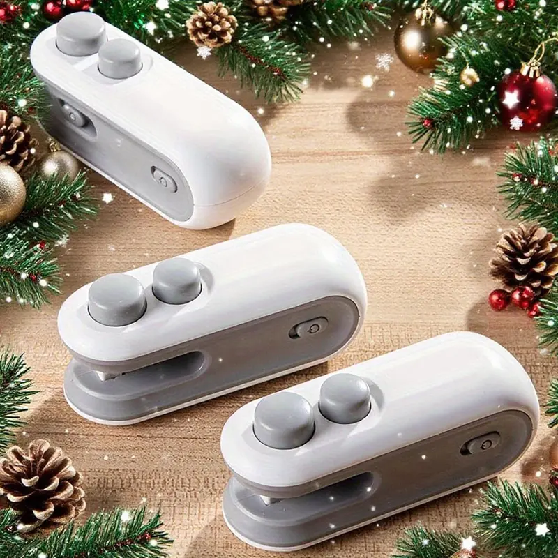 2 in 1 Mini Sealing & Cutting Machine, Portable Usb Rechargeable Snack Sealing Machine, Handheld Heat Sealing Device for Snack & Food Storage Plastic Sealer