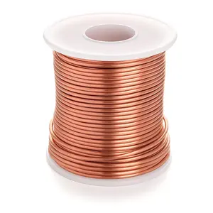 14 Gauge 1.6mm 98 Feet Dead Soft Solid Bare Copper Wire 1 Pound Spool for Electroculture Gardening Jewelry Making Beading Science Projects DIY Artwork