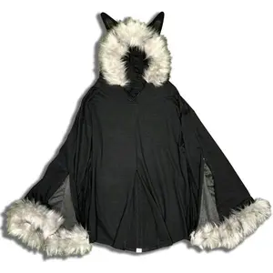 비 (Bé) - Invisible Zip & Flared Sleeve Cotton Hoodie