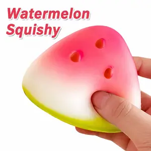 Squishy Watermelon Squeeze Toy – 2026 Trending Sensory Stress Toy, Festive Party Decorations, Perfect Birthday Easter Christmas Gift for Teens & Kids!