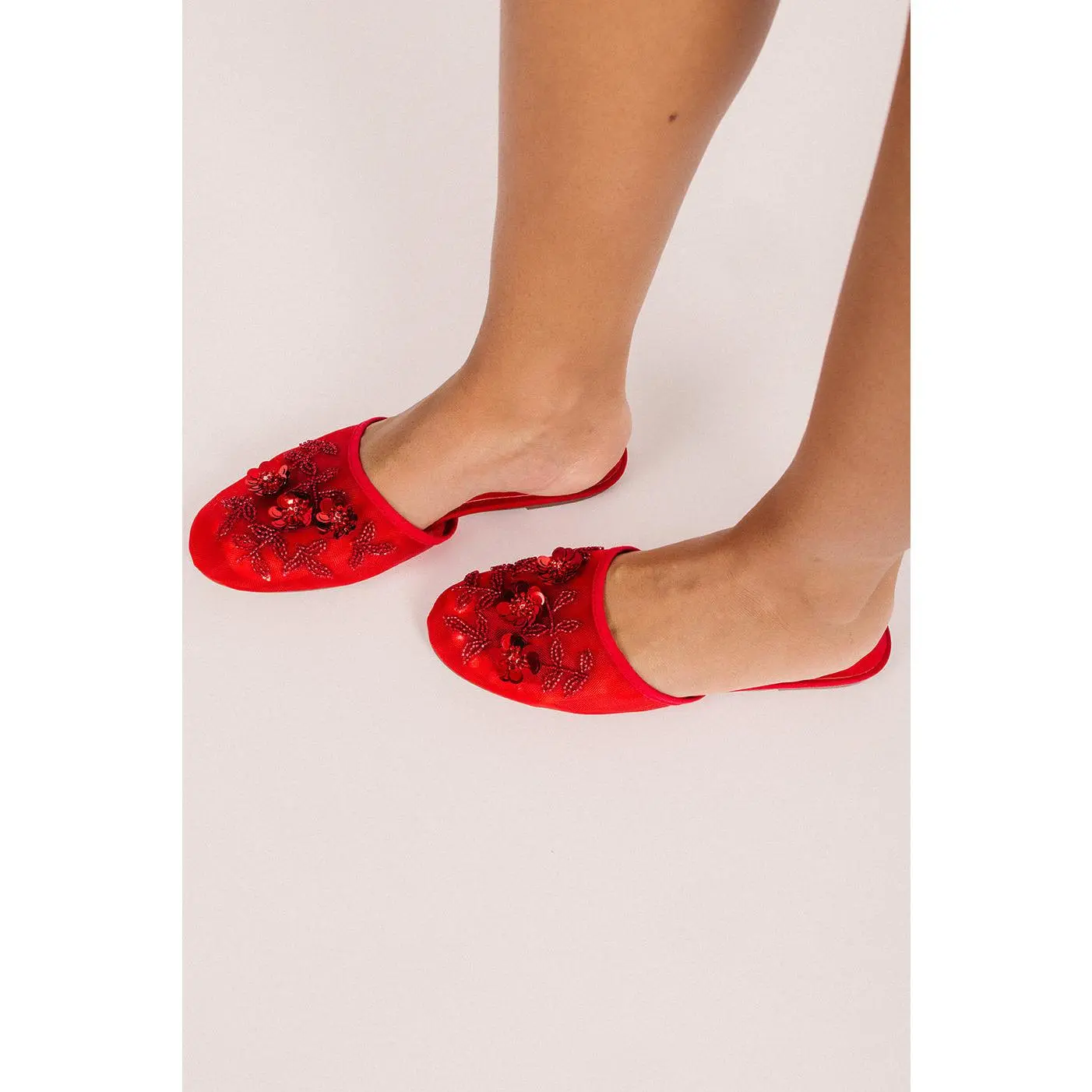 Matisse: Maven Slip-On Mule in Red