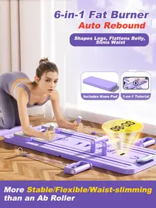 Multi-functional Abdominal board 6-in-1 Exercise Board, Home PilatesReformer, Abs Workout Equipment forAbdominal & Core Strength Training,Exercise Board for Home Gym Fitnessmini stepper exercisemachine