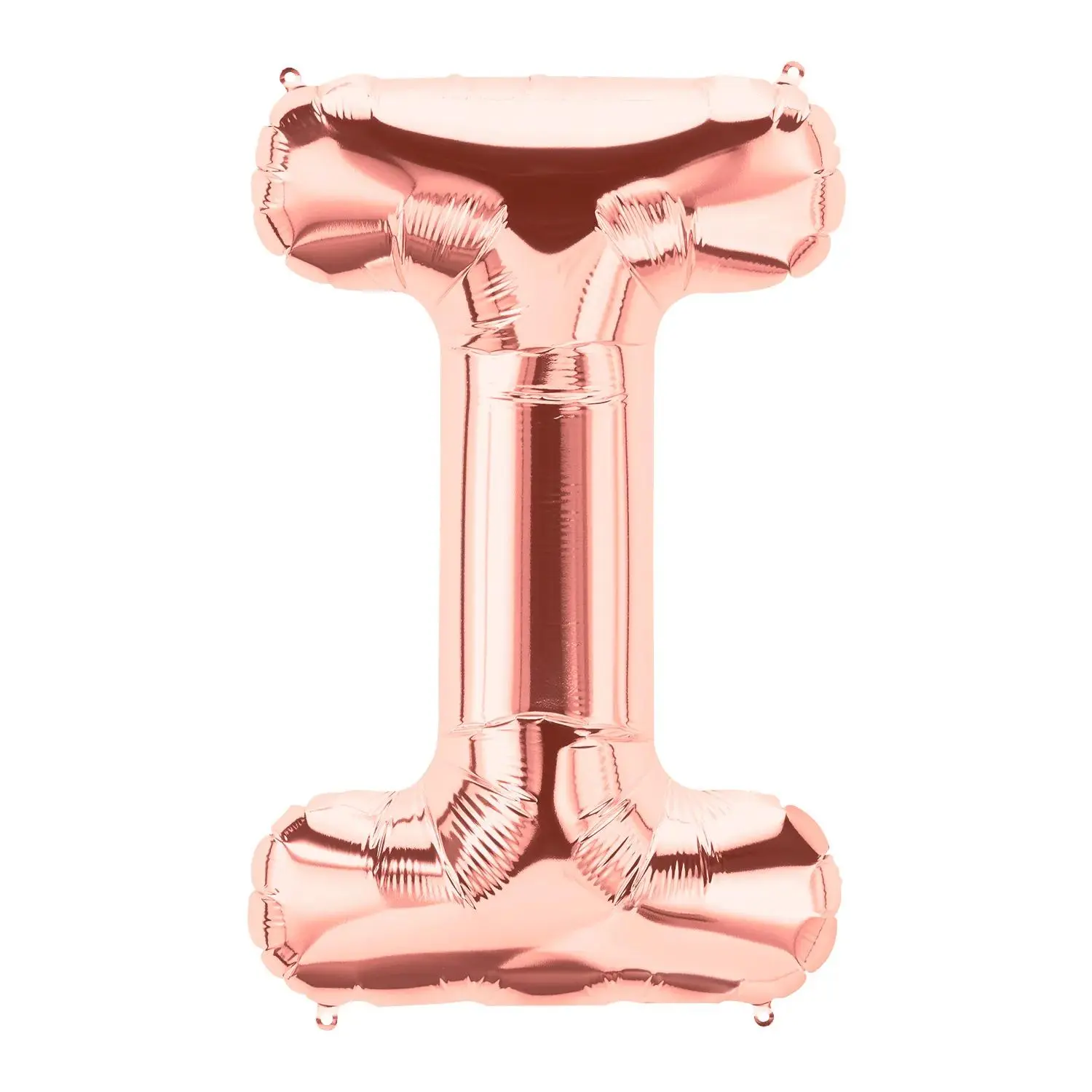 I-Shaped Rose Gold Letter 34" Mylar Balloon