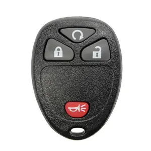 Replacement Key Fob Shell for 2007-2021 GM Keyless Entry 4-Button Fob, FCC# OUC60270/OUC60221