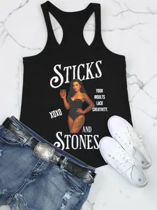 Sticks and Stones Graphic Tank