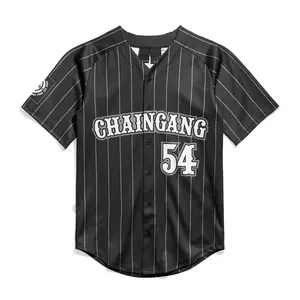 John Cena Chain Gang Soldier Baseball Jersey Black All over Print Gift for Men