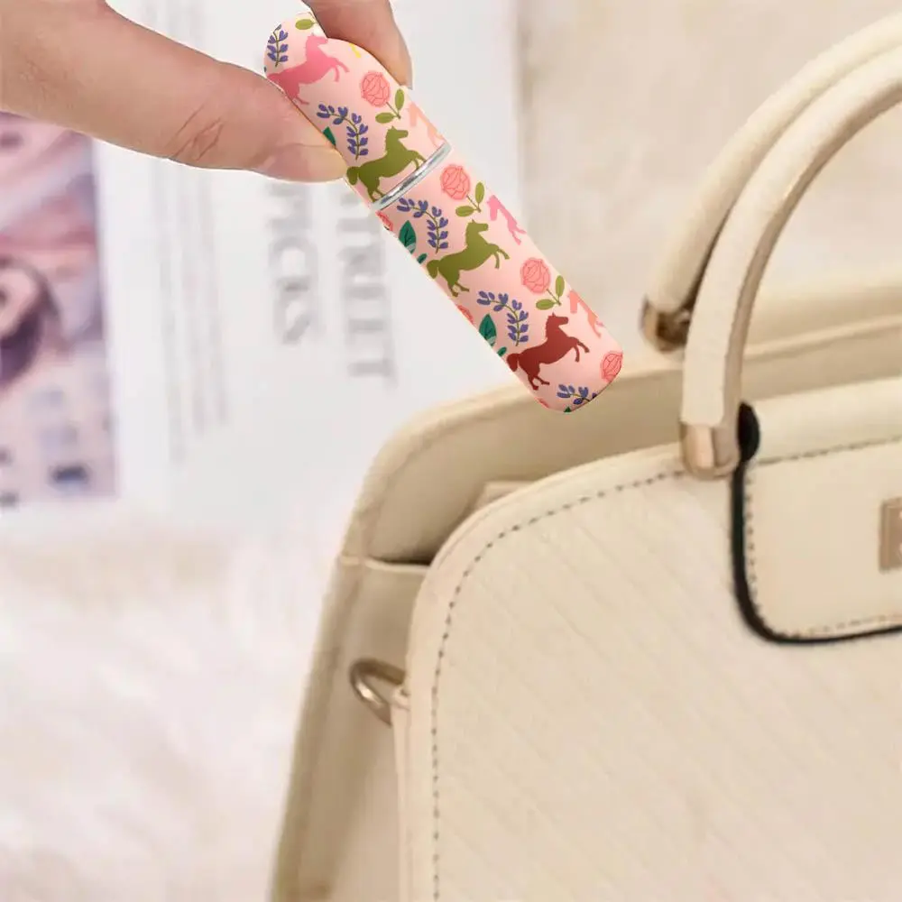 Gifts 5ml Mini Perfume Bottle Refillable Portable Spray Rotating Bottle Empty Spray Atomizer Bottle