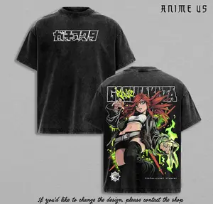 Riyo Reaper x Gachiakuta Shirt Dark Anime Grim Reaper Vintage Washed Oversized Tee Gothic Graphic Streetwear Unisex Gift For Anime Fans