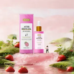 Strawberry After Shave Oil - Soothes Razor Burn & Prevents Bumps, Post-Waxing Hair Removal Recovery Oil, With Strawberry & Jojoba to Calm Irritation