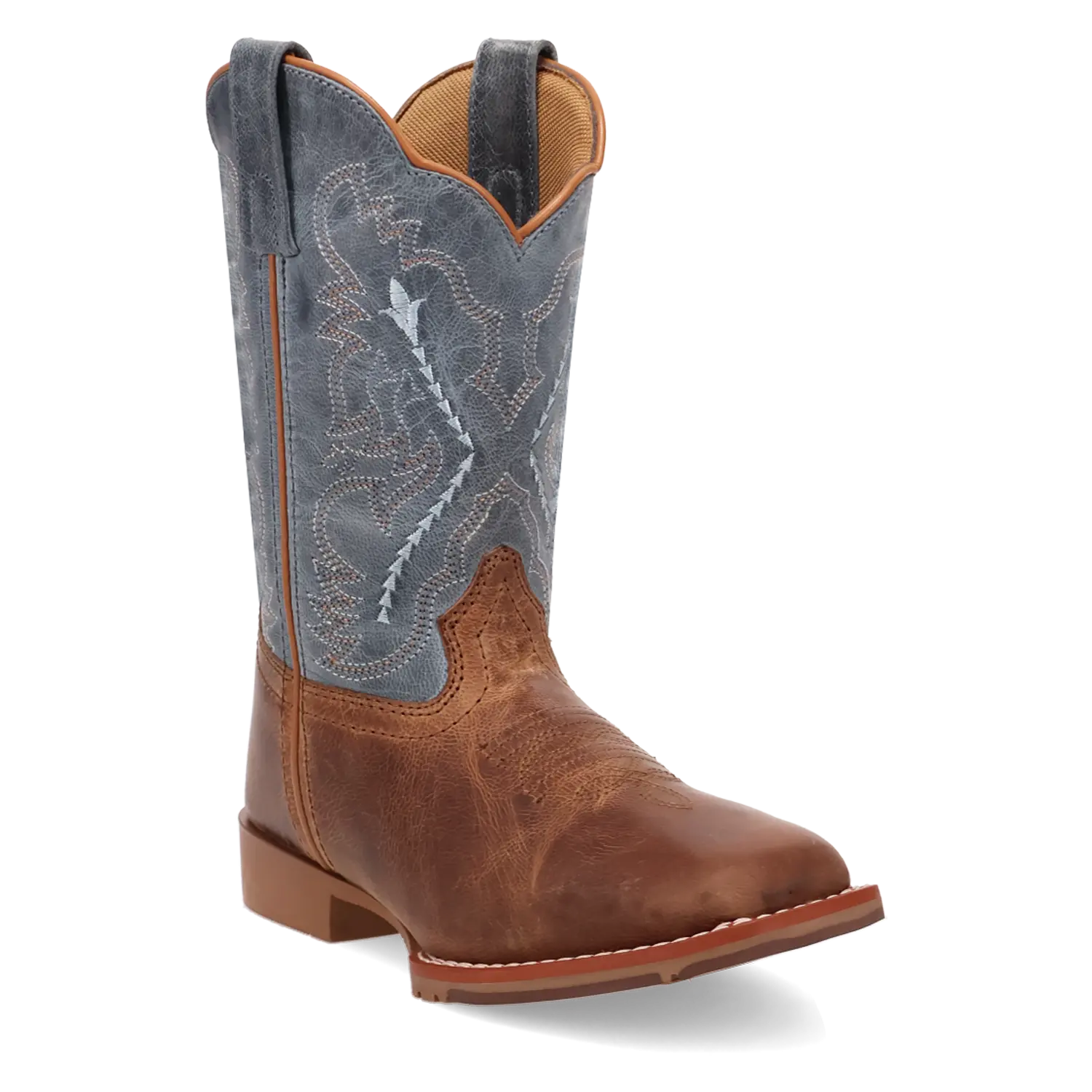 Dan Post Youth Salina Blue & Tan Leather Western Boot DPC5027