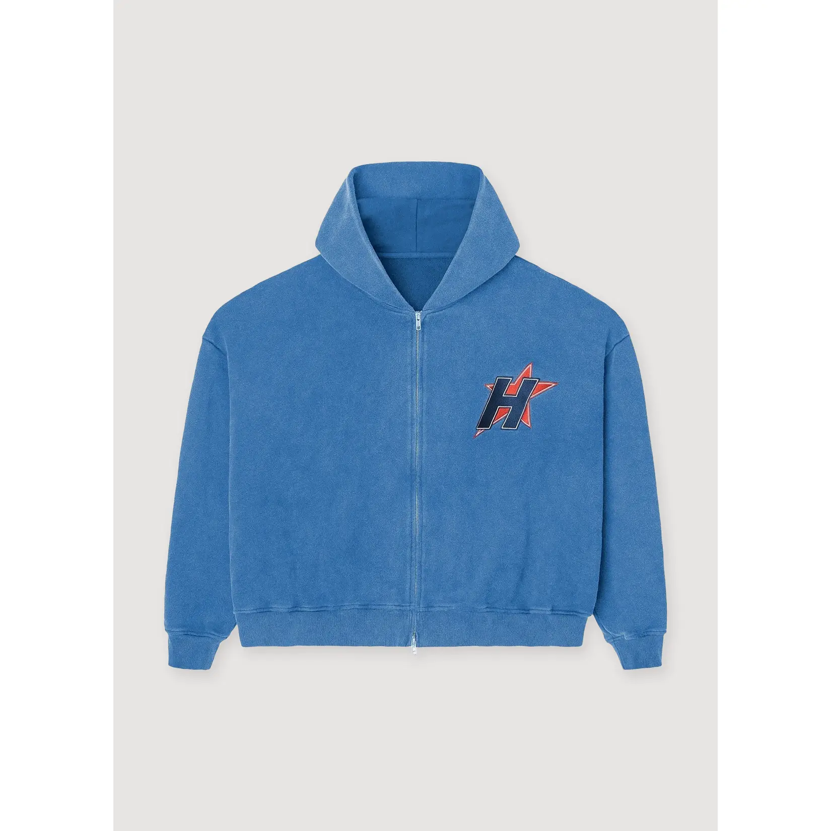 HMDD H-Star Zip Up Sweatshirt Blue