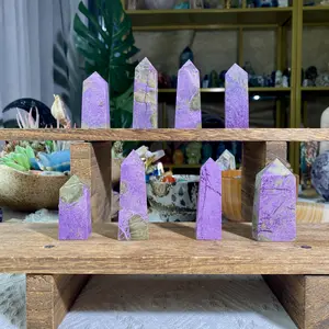 Natural Crystal Atlantisite Point Collection
