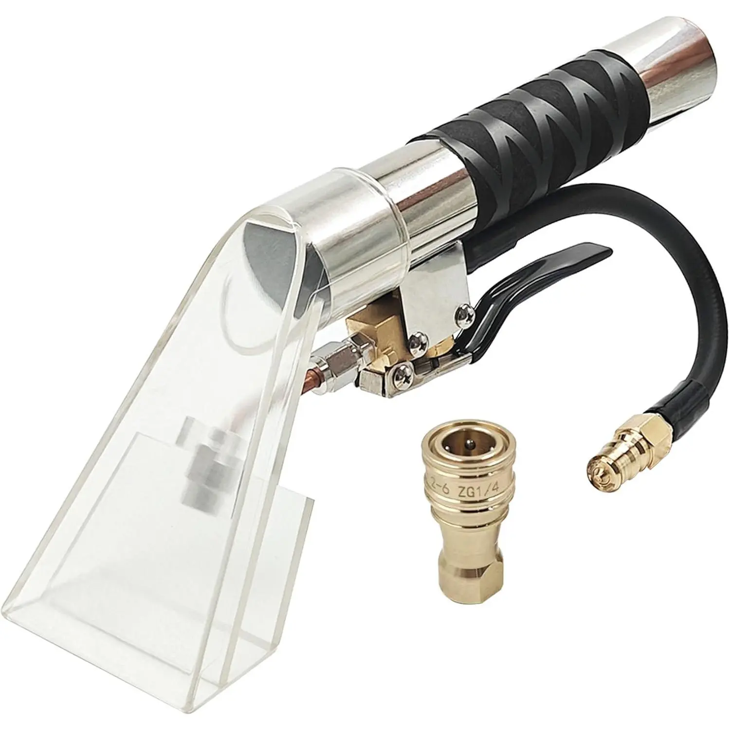 Carpet Extractor Wand with 1/4"Quick Disconnect Coupler Valve for Shop Vac/Mytee & Most upholstery vacuum extractor ,Upholstery Cleaning Tool for Carpet Cleaning/Car Detailing, Extractor Head