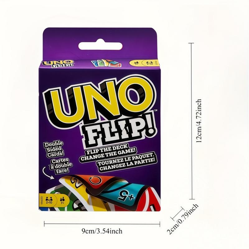 Uno Card Game Show Em No Mercy Hard Core Advanced Rules, Two-Sided Flip Party Game Cards, Party Board Game for Birthday Christmas Halloween Thanksgiving