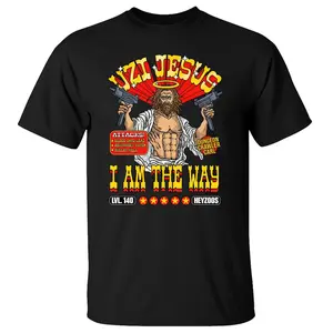 Funny Holy Warrior Meme Religious Parody Shirt, I Am The Way Graphic T Shirt, Meme Christian Humor Top Sweatshirt, Dungeon Crawler Carl Hoodie, Easter Gift Idea, Unisex Sweater Pullover Tee