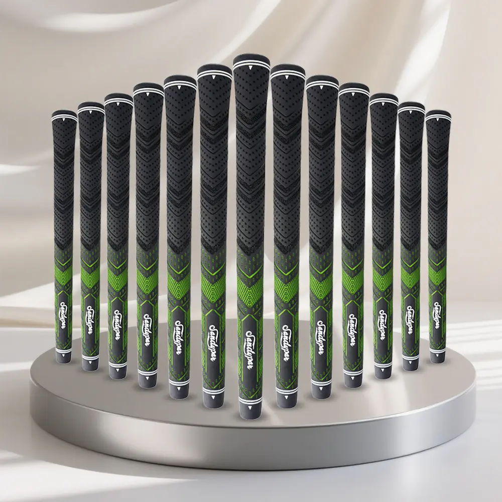 WUDAY 13 pcs Premium Rubber Anti-Slip Golf Grips Natural Rubber Anti-Slip Golf Club Grip Set Professional Golf Club Grip  Non-Slip Jumbo Soft Rubber Golf Grips golf accessories natural rubber durable anti-slip design sohochic
