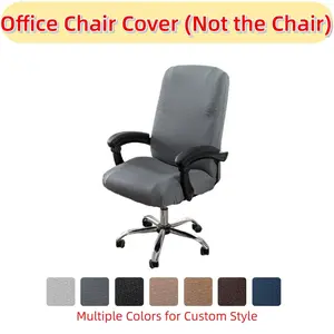 Modern Simple Office Chair Cover ONLY (Not Chair) - Durable Zipper, Washable, Removable Seat Protector, Universal Ergonomic Design for Home & Office Use