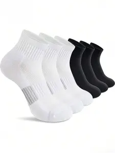 Men's Ankle Socks, & Moisture-Wicking Anti-Odor Sports Socks, Thin Low-Cut Boat Socks, Comfortable Soft Unisex Casual Socks