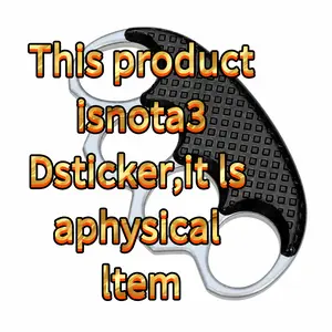 This product isnota3Dsticker,it ls aphysical ltem    3D Fist Pattern Car Sticker - Weatherproof Durable Self-Adhesive Vinyl Decal for Car Rear Bumper, Triangle Window, Vehicle Exterior Decoration