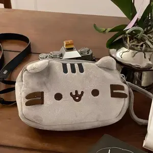 1PC Cute Cat-Themed Soft Pencil Case & Desk Organizer - Perfect for Daily Office Use