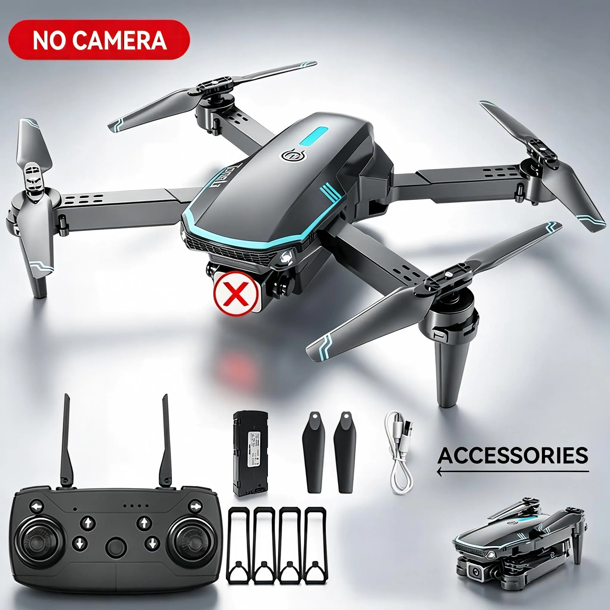 【No camera】Crash resistant one-key takeoff and landing-1 Battery