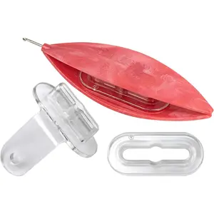 Dreamlit Swirlz Shuttle with 2 bobbins and 1 Holder - SHH4806, Pink Taffy
