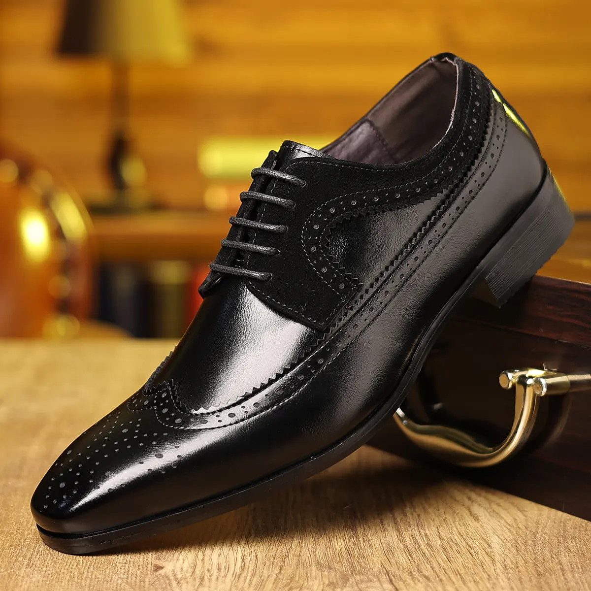 Men's formal shoes and wedding shoes. Suit, tie, meeting shoes Men's formal shoes and wedding shoes. Suit, tie, meeting shoes