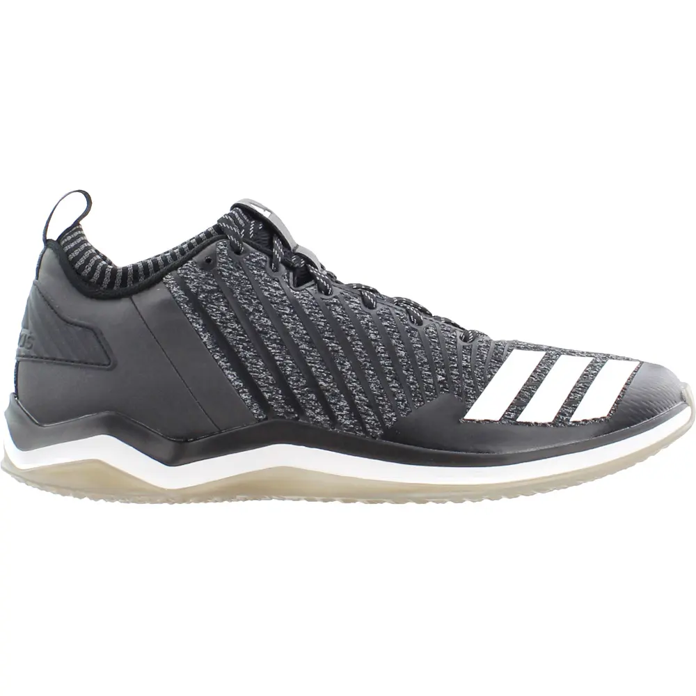 adidas Mens Icon Trainer Baseball Baseball Sneakers Shoes - Black