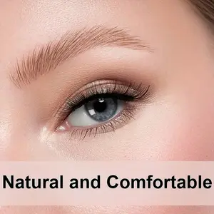 Stylish magnetic false eyelash kit with applicator tools, glue-free and reusable, beginners can effortlessly create everyday, date or party looks, 3D natural effect enhances eye allure