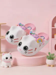 Hole Shoes Slippers Cartoon Fashion Baby Summer Lightweight Soft Eva Girls Indoor Outdoor Sandals Garden Shoes Kids Shoes Cute Cartoon Slides
