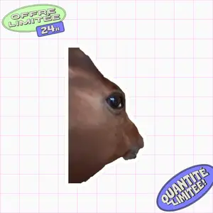 Side Eye Horse Meme Sticker – Unique Vinyl Decal for Laptops, Water Bottles, Cars & Animal Lovers N