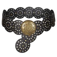 Black (Brass buckle)