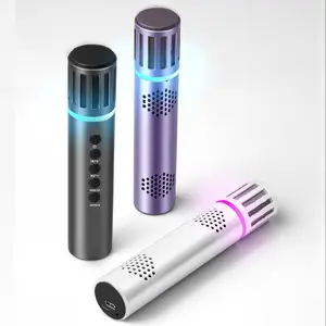 1 pc colored handheld microphone, multi functional colored wireless microphone, smart microphone, for karaoke, KTV singing, instrument microphone, portable wireless microphone system, perfect for home, singing, weddings, parties and other occasions.