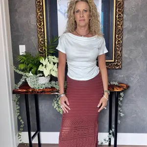 Rust Knit Skirt