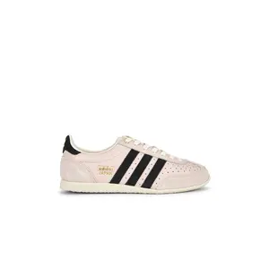 adidas Originals Japan Sneaker in Sand Pink, Core Black & Gold Metallic