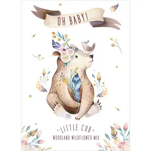 Oh Baby Little Cub Woodland - Wildflower Mix Seed Packets