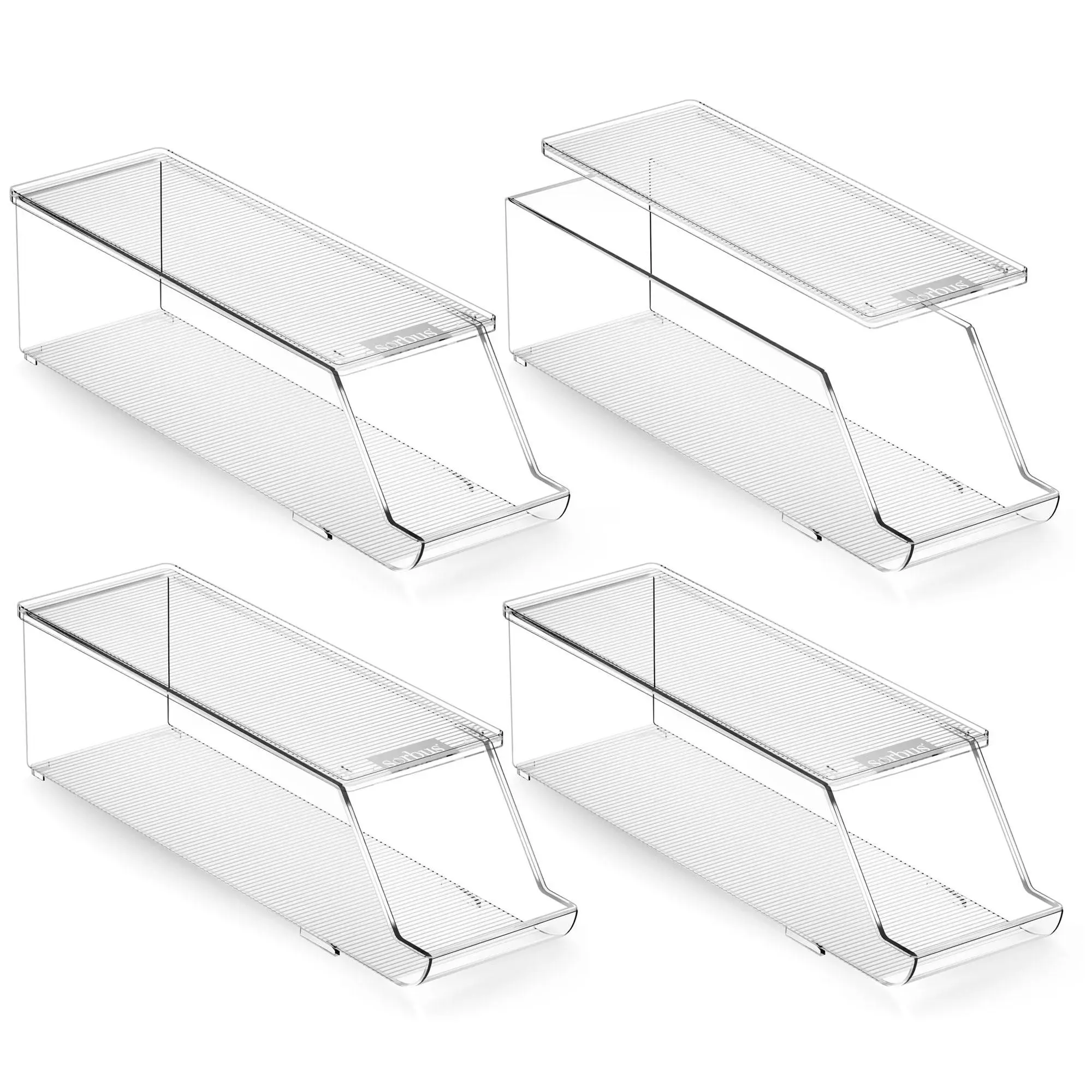 Sorbus Soda Can Organizer for Refrigerator 4 Pack Sorbus Soda Can Organizer for Refrigerator 4 Pack
